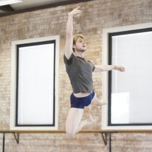 Rian Thompson rehearsing Franz